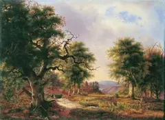 August Becker, HARZLANDSCHAFT IM SELKETAL., Signiert unten links: A. Becker pi: Öl auf Leinwand