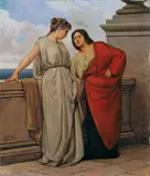 Tommaso Juglaris, CONFIDENCES., Signiert und datiert: Juglaris Tommaso 1899. Öl auf Leinwand