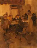 Wilhelm Schreuer, Wirtshausszene