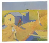 Heinrich Maria Davringhausen, Gelbe Landschaft
