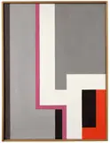 Walter Dexel, Ohne Titel (4 in Grau), Öl auf Leinwand