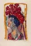 Otto Dix, Contessa, 1962, Farblithografie auf Kupferdruckpapier
