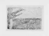 James Ensor, La Tentation du Christ, Original-Radierung auf gelblichem Japan
