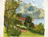 Hermann Hesse, Tessiner Landschaft (Stall überm See)