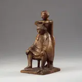 Gerhard Marcks, Die Haarwäsche, Bronzeplastik