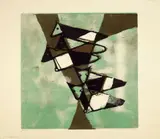 Weide 47 (Zeichen einer Weide I) by Ewald Mataré, Original-Farbholzschnitt in Schwarz, Hellbraun und hellem Graugrün auf festem Velin, sold Jun 2007