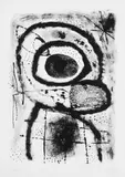 Le Penseur by Joan Miró, Original-Lithographie auf Arches-Velin, sold Jun 2007