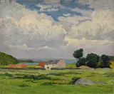 Maxime Maufra, La ferme - Le Guiaudet, Öl auf Leinwand