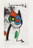 Joan Miró, Les magies, Original-Farbradierung (Ätzung und Aquatinta) auf dünnem Japanbütten