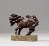 Shetlandpony im Wind by Renée Sintenis, Bronzeplastik, sold Jun 2007