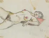 Georg Tappert, Liegender weiblicher Akt (Betty)