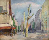 Théophile Steinlen, Café à Léon, Boulevard de La Chapelle