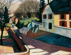 Endenicher Strasse by Hans Thuar, Öl auf Leinwand, sold Jun 2007
