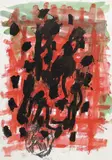 Georg Baselitz, Ohne Titel, Aquarell, Tusche und Bleistift auf Fabriano-Velin