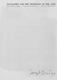 Fettbriefe by Joseph Beuys, 5 Blatt Papier, sold Jun 2007