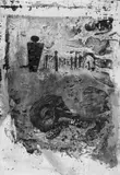 Walter Dahn, Ohne Titel, Gouache, Tusche und Siebdruck auf Papier