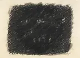 Piero Dorazio, Ohne Titel, Kohle und Tusche, laviert, auf elfenbeinfarbenem Velin