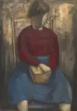 Peter Herkenrath, Ohne Titel (Frau mit Kaffeemühle)