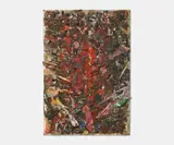 Gerhard Hoehme, Ohne Titel (Borkenbild), Öl und Collage auf Hartfaserplatte