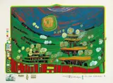 Look at it on a rainy day by Friedensreich Hundertwasser, screenprint, sold Jun 2007