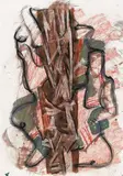 Markus Lüpertz, Ohne Titel, 1990, Linolschnitt auf Velin