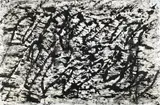 Henri Michaux, Ohne Titel, Tusche auf leinenstrukturiertem festen Papier