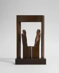 Das Gespräch by Waldemar Otto, Bronzeplastik Höhe 49,5 cm, sold Jun 2007
