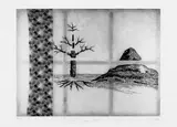 Die drei Lügen der Malerei by Sigmar Polke, Farbige Offset-Lithographie auf schwerem festen Hahnemühle-Velin, sold Jun 2007