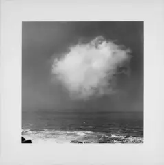 Wolke by Gerhard Richter, Offset-Lithographie in Schwarz und Grau auf dünnem Karton, sold Jun 2007