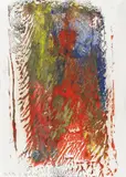Ohne Titel by Gerhard Richter, Lack über Farboffset auf Katalogseite(?), sold Jun 2007