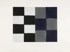 Union Grey by Sean Scully, Original-Farbradierung (Ätzung und Aquatinta) auf Velin, sold Jun 2007