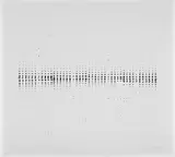 Günther Uecker, Optische Partitur, Tusche auf festem glatten Velin