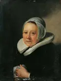 Gerrit Dou, BILDNIS EINER ALTEN FRAU., Öl auf Holz