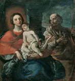 Neapolitan School, DIE HEILIGE FAMILIE.