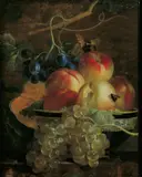 Netherlandish School, FRÜCHTESTILLEBEN., Öl auf Glas