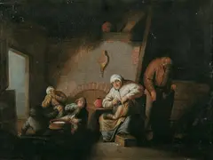 Anthonie Victoryns, DER GERUCHSSINN., Öl auf Holz