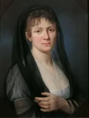 Paul Joseph Bardou, DAMENBILDNIS., Pastell auf Papier (unter Glas gerahmt)