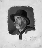 Franz Defregger, DER KOPF EINES ALTEN TIROLER BAUERN.