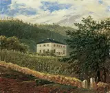 Carl Gustav Carus, DIE KÖNIGLICHE VILLA IN WACHWITZ BEI DRESDEN.