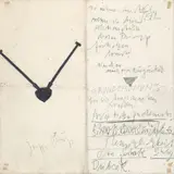 Ohne Titel by Joseph Beuys, Bleistift und Doppelspaten-Stempel auf gefaltetem Papier, sold Dec 2006