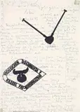 Ohne Titel by Joseph Beuys, Bleistift und Stempel "7000 EICHEN DOCUMENTA 7 KASSEL FIU-KOORDINATION" und Doppelspaten-Stempel auf glattem Zeichenpapi, sold Dec 2006