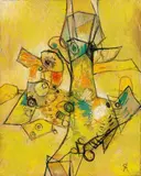 Rolf Cavael, No.67/Ap 3, Öl auf Leinwand