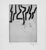 Eduardo Chillida, Aldati, Original-Radierung auf Velin