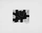 Eduardo Chillida, Gaur I, Original-Radierung auf Chinapapier, aufgewalzt auf Rives Velin