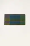 Physichromie NO. 1.156 by Carlos Cruz-Diez, Blaue Kunststofflamellen auf mit Gouache bemaltem Papier auf Aluminium, sold Dec 2006