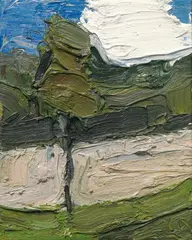Ohne Titel by Klaus Fußmann, Öl auf Leinwand, sold Dec 2006