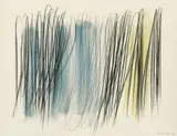 Hans Hartung, P 1960-77, Pastell, Ölkreide und Bleistift auf festem Rives Papier