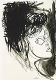 Renato Guttuso, Ohne Titel (Mädchenkopf)
