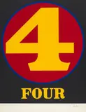 Numbers by Robert Indiana, 1968, The complete portfolio of 10 screenprints in colours, on Schollers Parole paper, the full sheets bound (as issued),, sold Dec 2006
