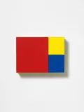 Ohne Titel (Rot-Gelb-Blau) by Imi Knoebel, Acryl auf 3-teiligem Holz, sold Dec 2006
